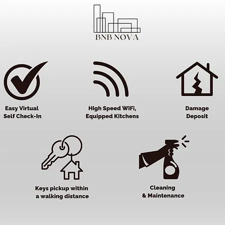 アパート Bnbnova - Notre-dame - 1br With Balcony